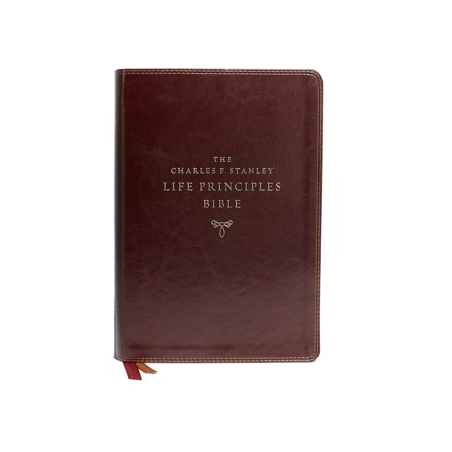 NASB, Charles F. Stanley Life Principles Bible, 2nd Edition, Leathersoft, Burgundy, Thumb Indexed, 1995 Text, Comfort Print: Holy Bible, New American Standard Bible
