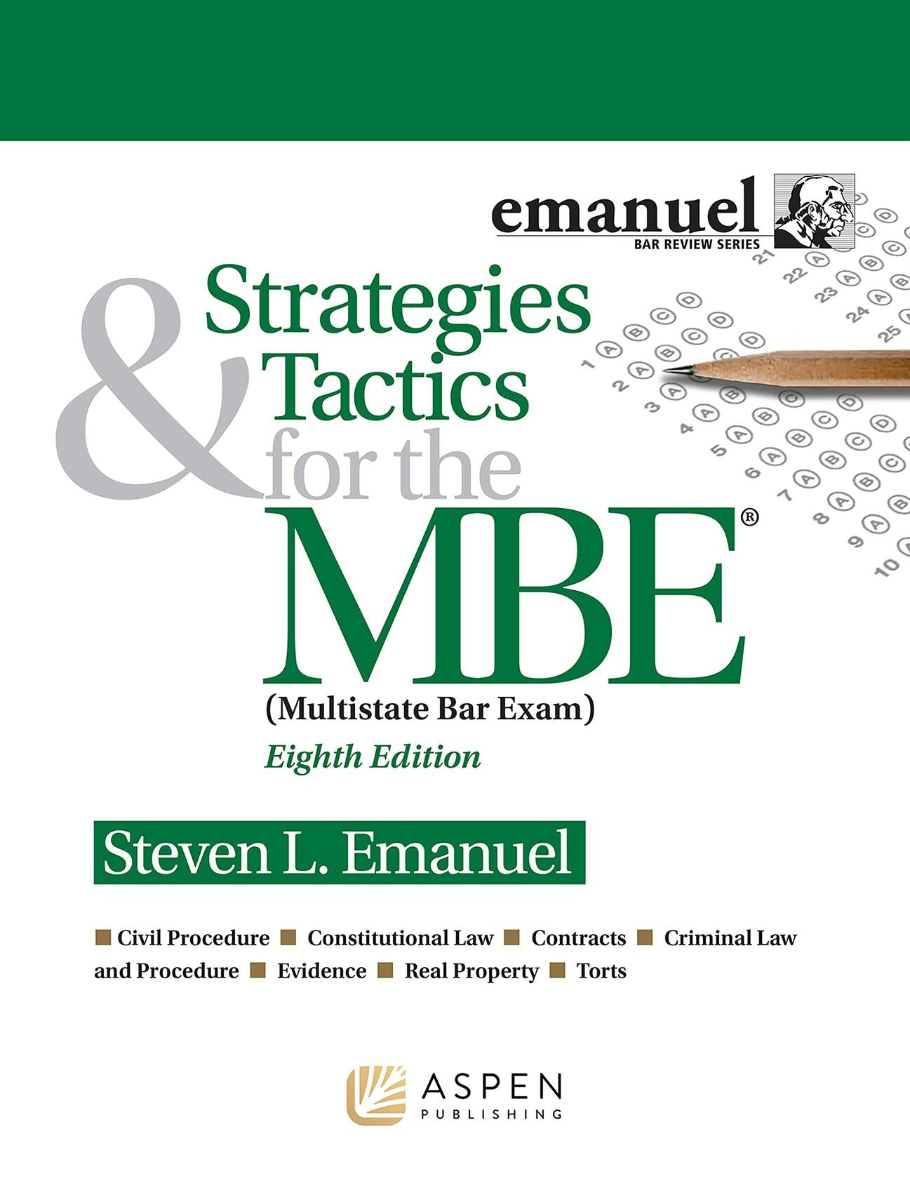 Strategies & Tactics for the MBE (Emanuel Bar Review) (Bar Review Series) [Paperback] Steven L. Emanuel