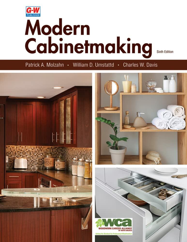 Modern Cabinetmaking [Hardcover] Molzahn, Patrick A; Umstattd, William D. and Davis, Charles W.