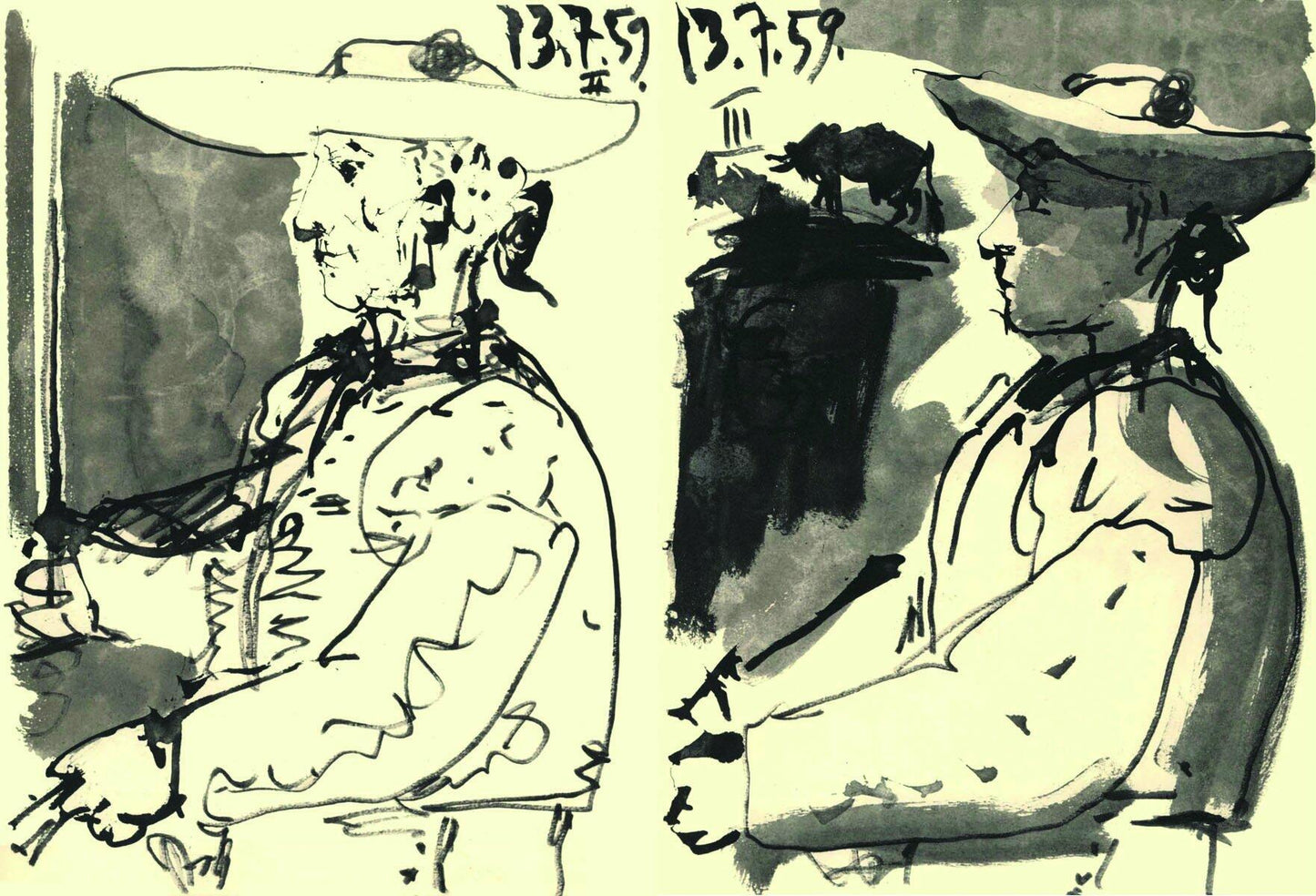 Picasso, Toros y Toreros (English and Spanish Edition) Dominguin, Luis-Miguel and Boudaille, Georges