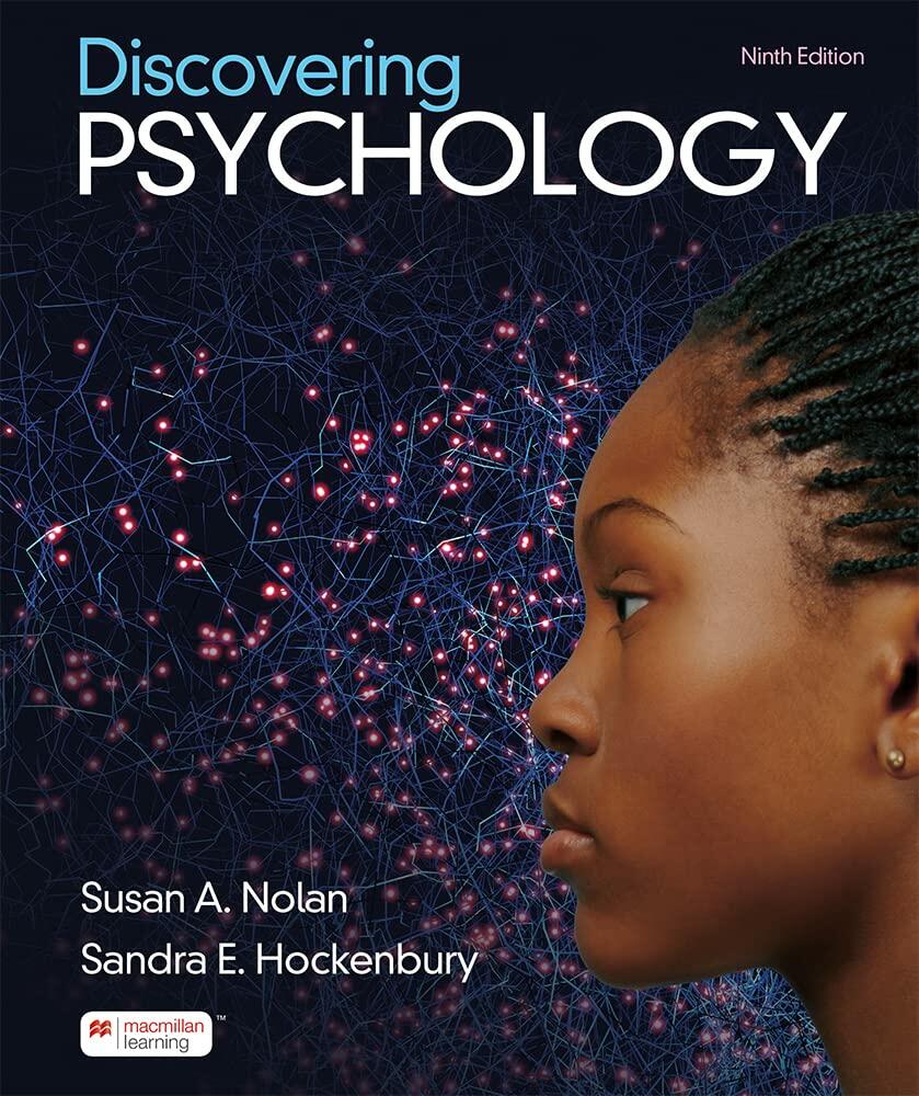 Discovering Psychology [Paperback] Nolan, Susan and Hockenbury, Sandra
