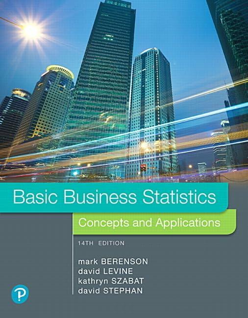 Basic Business Statistics: Concepts and Applications (What's New in Business Statistics)