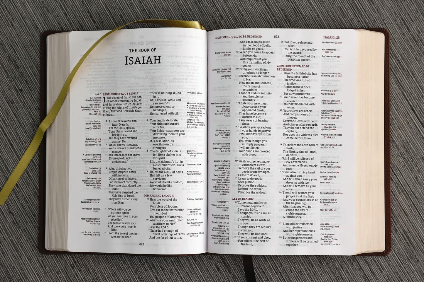 NASB, Thompson Chain-Reference Bible, Leathersoft, Brown, 1995 Text, Red Letter, Comfort Print