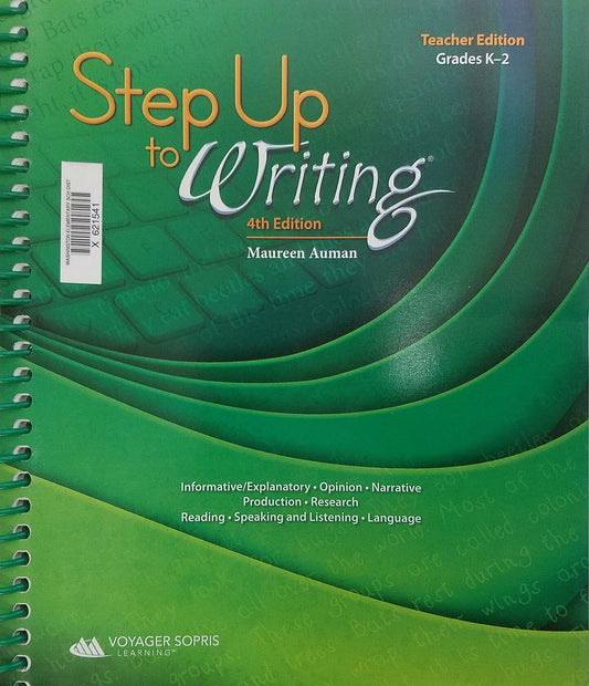 Step Up to Writing, Teacher Edition Grades K-2