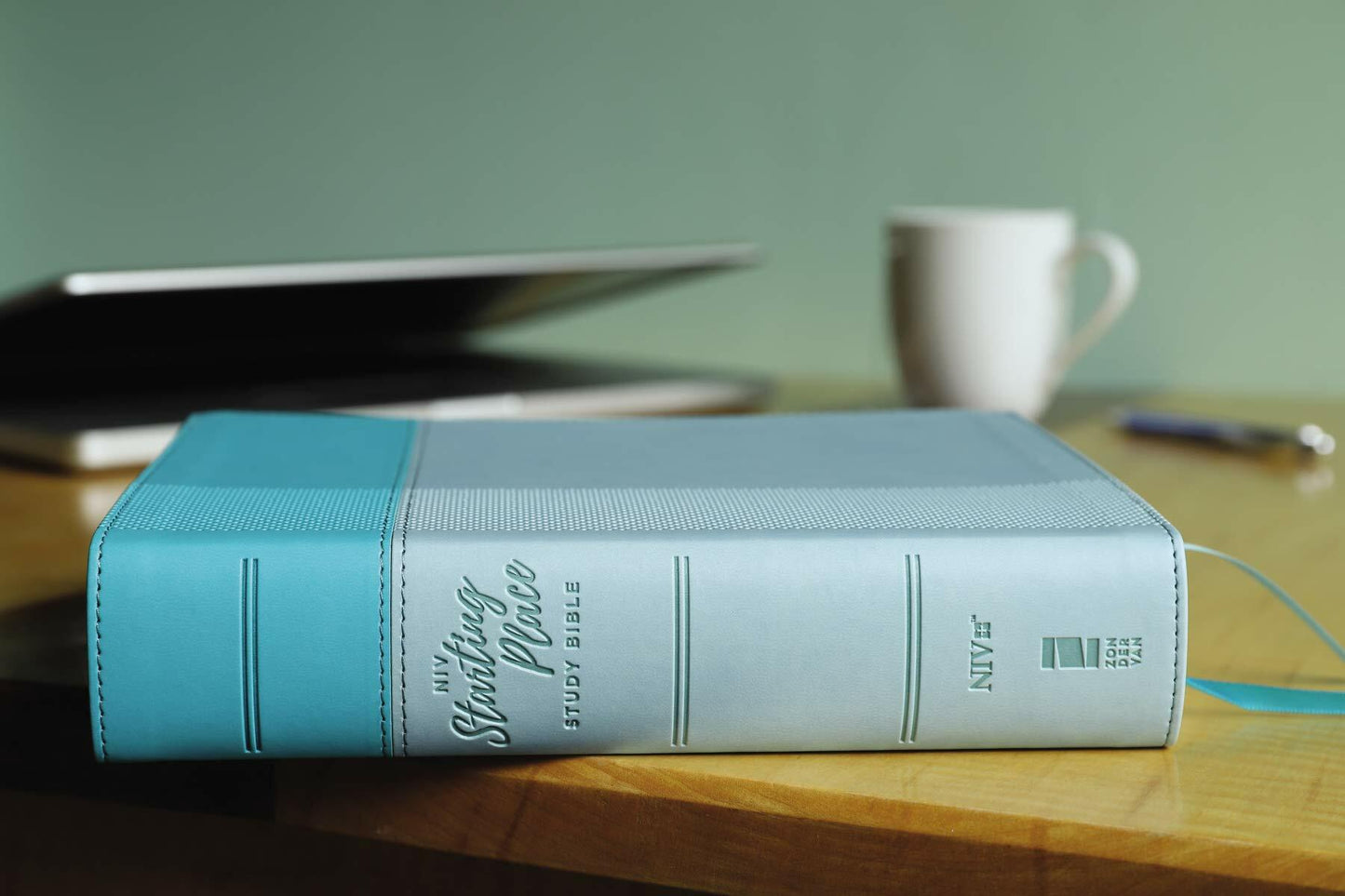 NIV, Starting Place Study Bible (An Introductory Study Bible), Leathersoft, Teal, Comfort Print: An Introductory Exploration of Studying God's Word