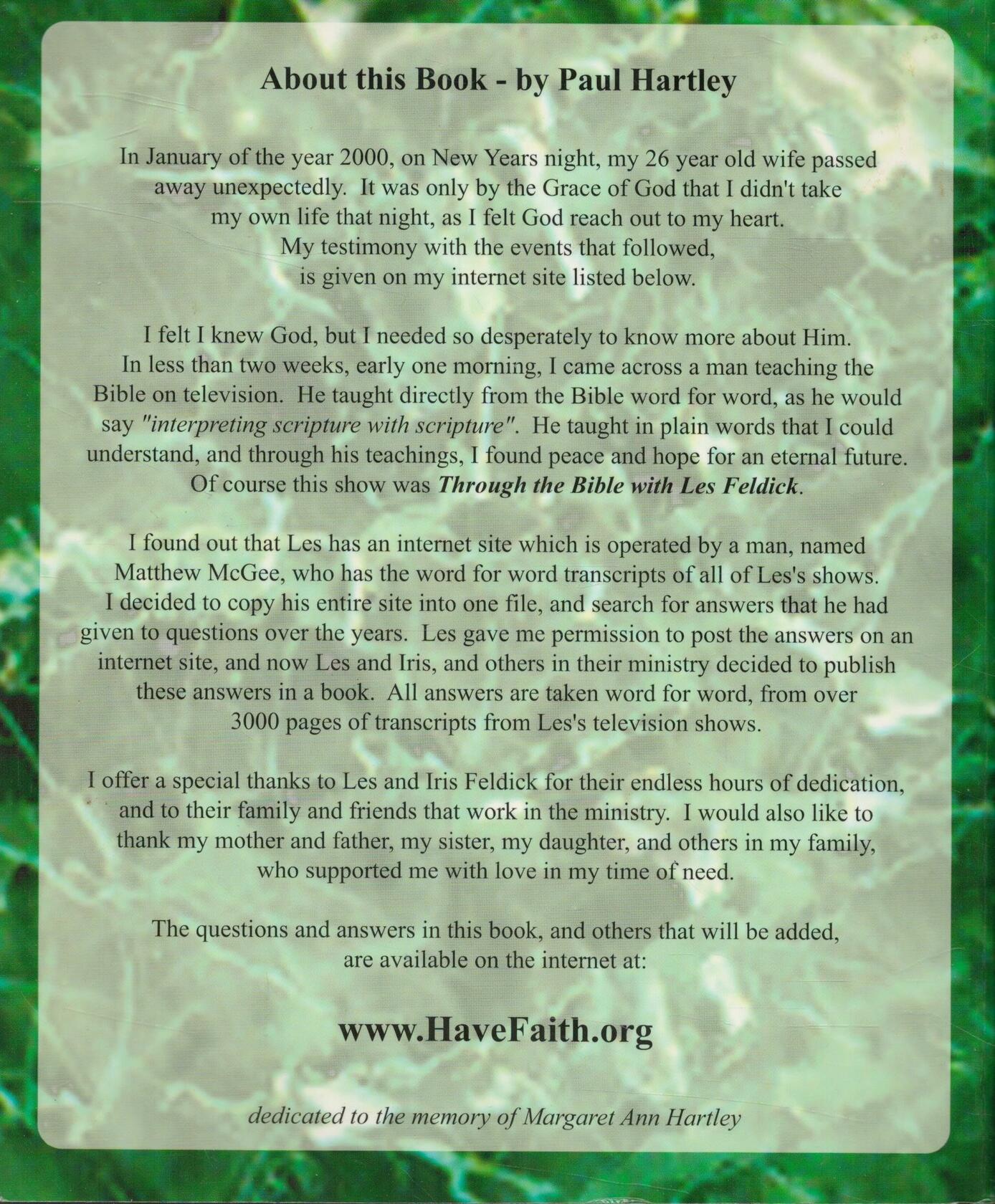 Questions And Answers From The Bible