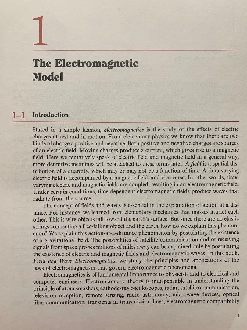 Field and Wave Electromagnetics