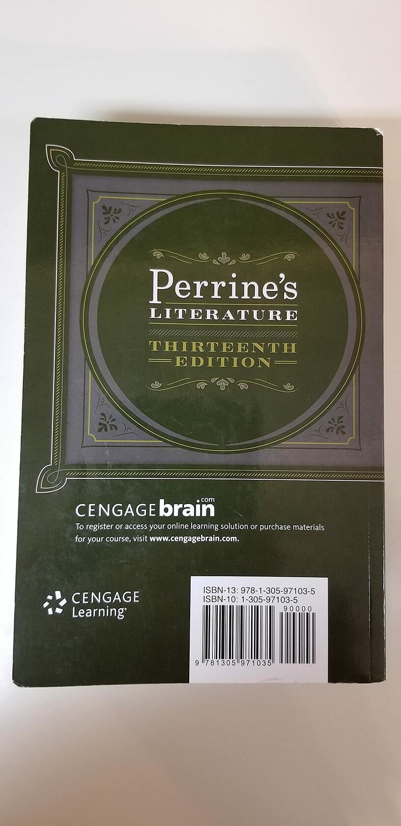 Perrine’s Literature: Structure, Sound, and Sense