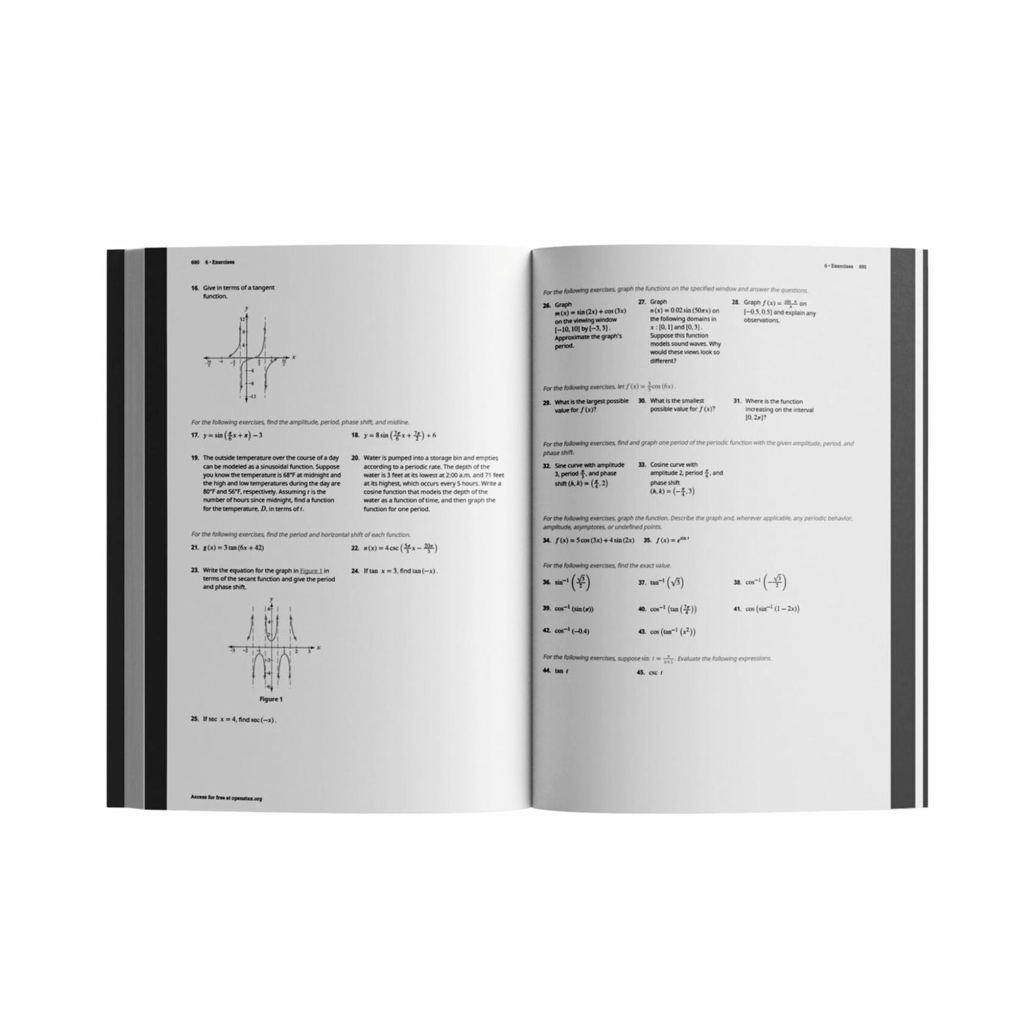 Precalculus 2e by OpenStax (Official Print Version, paperback version, B&W)