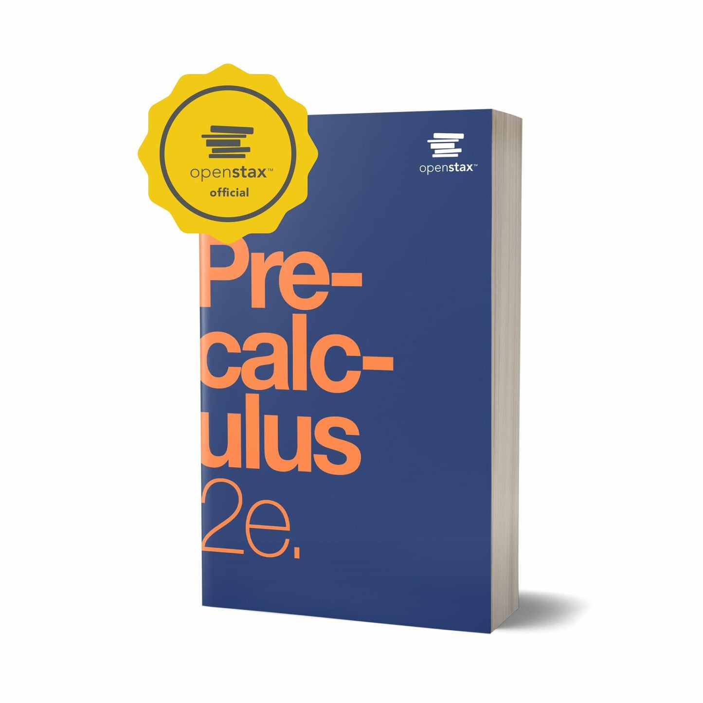 Precalculus 2e by OpenStax (Official Print Version, paperback version, B&W)