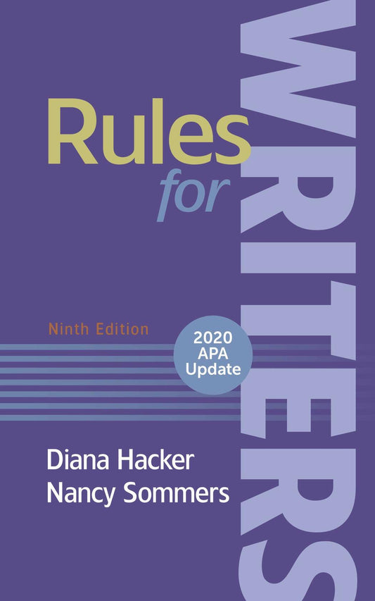 Rules for Writers with 2020 APA Update