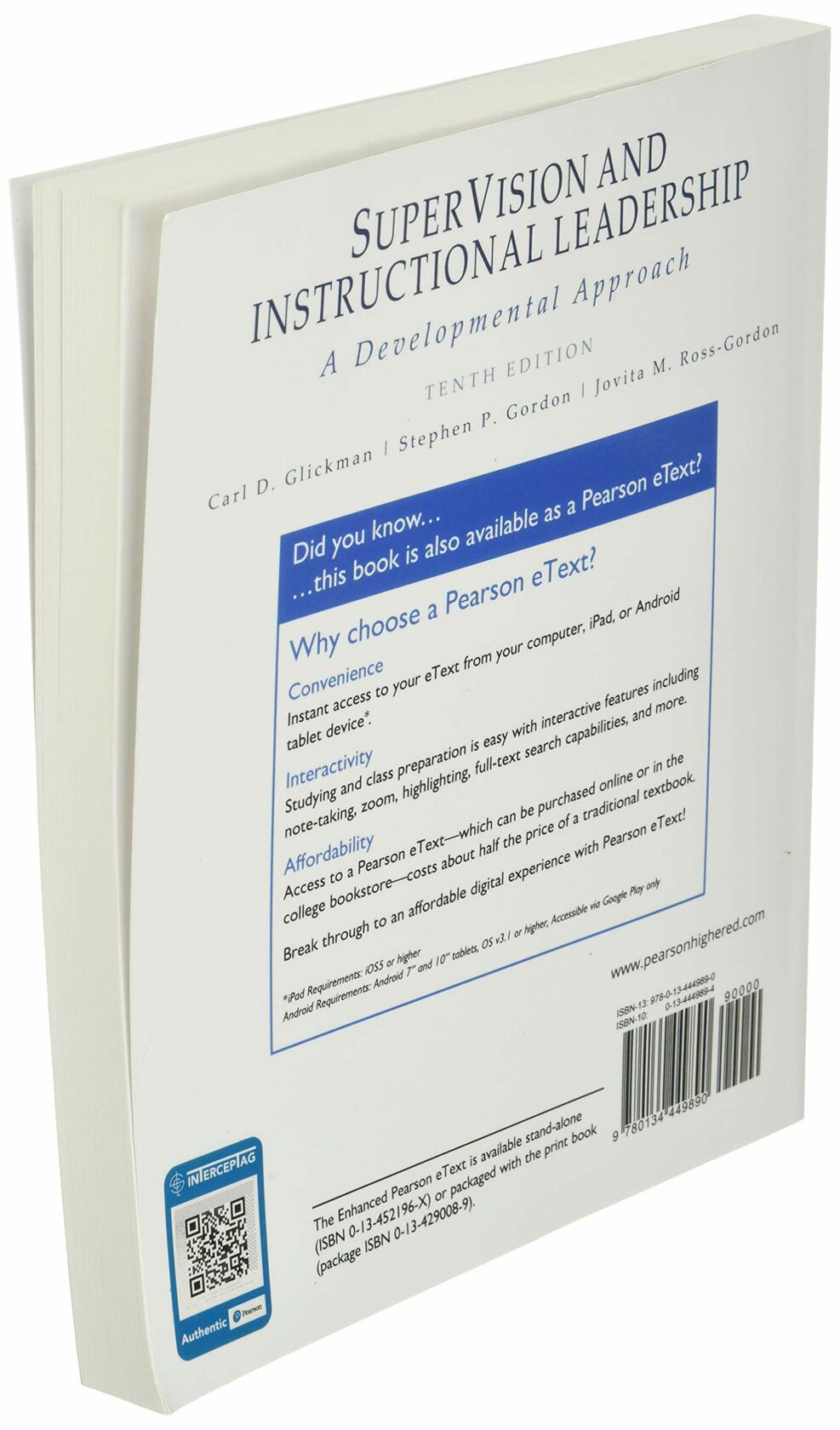 SuperVision and Instructional Leadership: A Developmental Approach