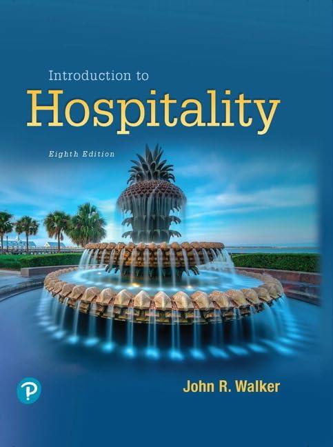 Introduction to Hospitality [Hardcover] Walker, John and Walker, Josielyn