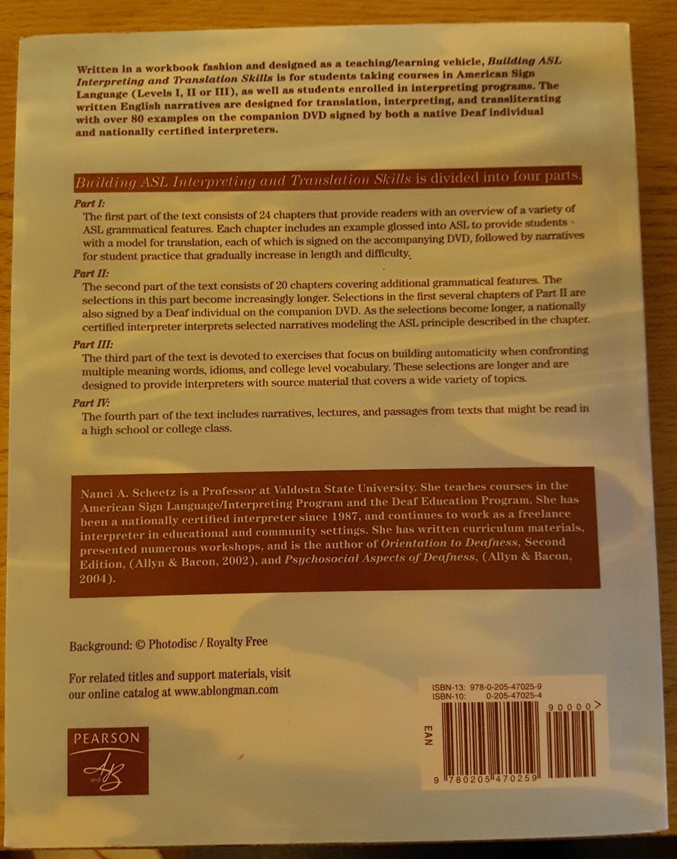 Building ASL Interpreting and Translation Skills: Narratives for Practice (with DVD)