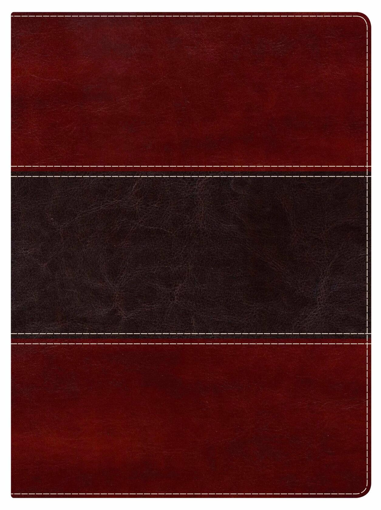 Holman Study Bible: NKJV Edition, Mahogany LeatherTouch Indexed