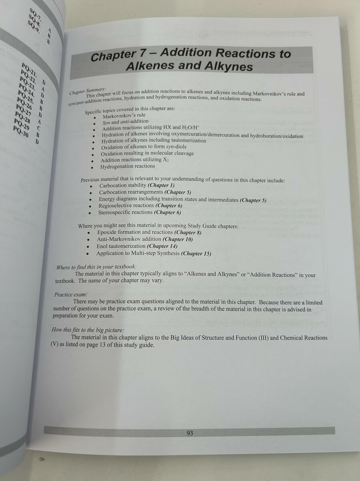 Preparing for Your ACS Examination in Organic Chemistry ACS Organic Chemistry Exams - the Official Guide