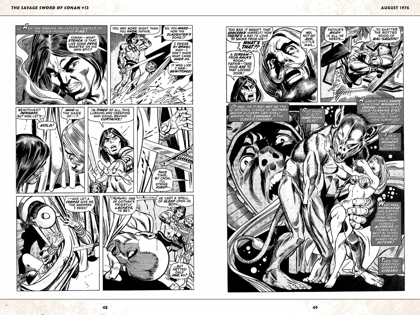 The Savage Sword Of Conan: The Original Comics Omnibus Vol.9 (SAVAGE SWORD OF CONAN OMNIBUS)